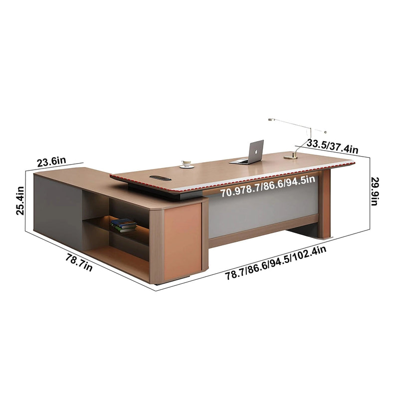 Slade · Modern L-Shaped Executive Desk