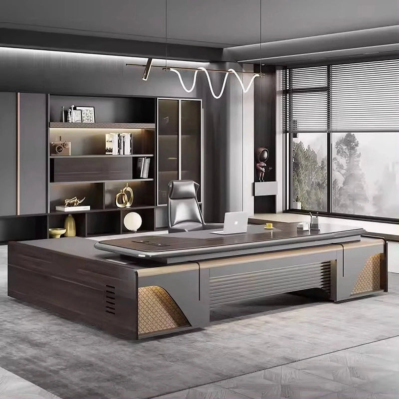 Stellan ยท Modern L-Shaped Executive Desk