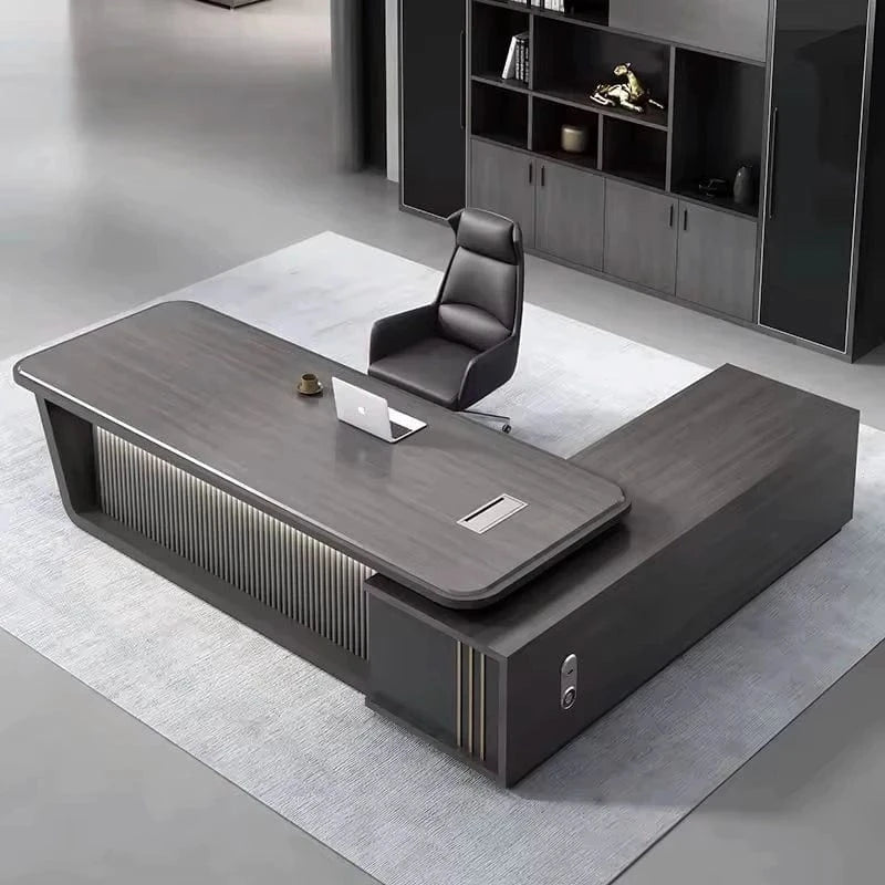 Sterling · Modern L-Shaped Executive Desk