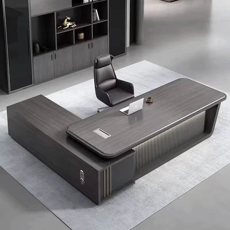 Sterling · Modern L-Shaped Executive Desk