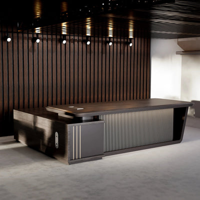Sterling ยท Modern L-Shaped Executive Desk