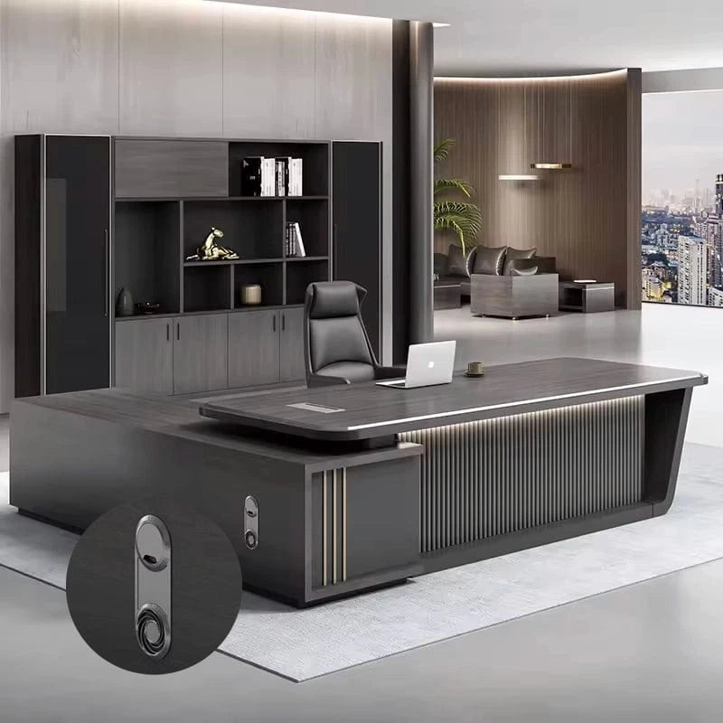 Sterling · Modern L-Shaped Executive Desk