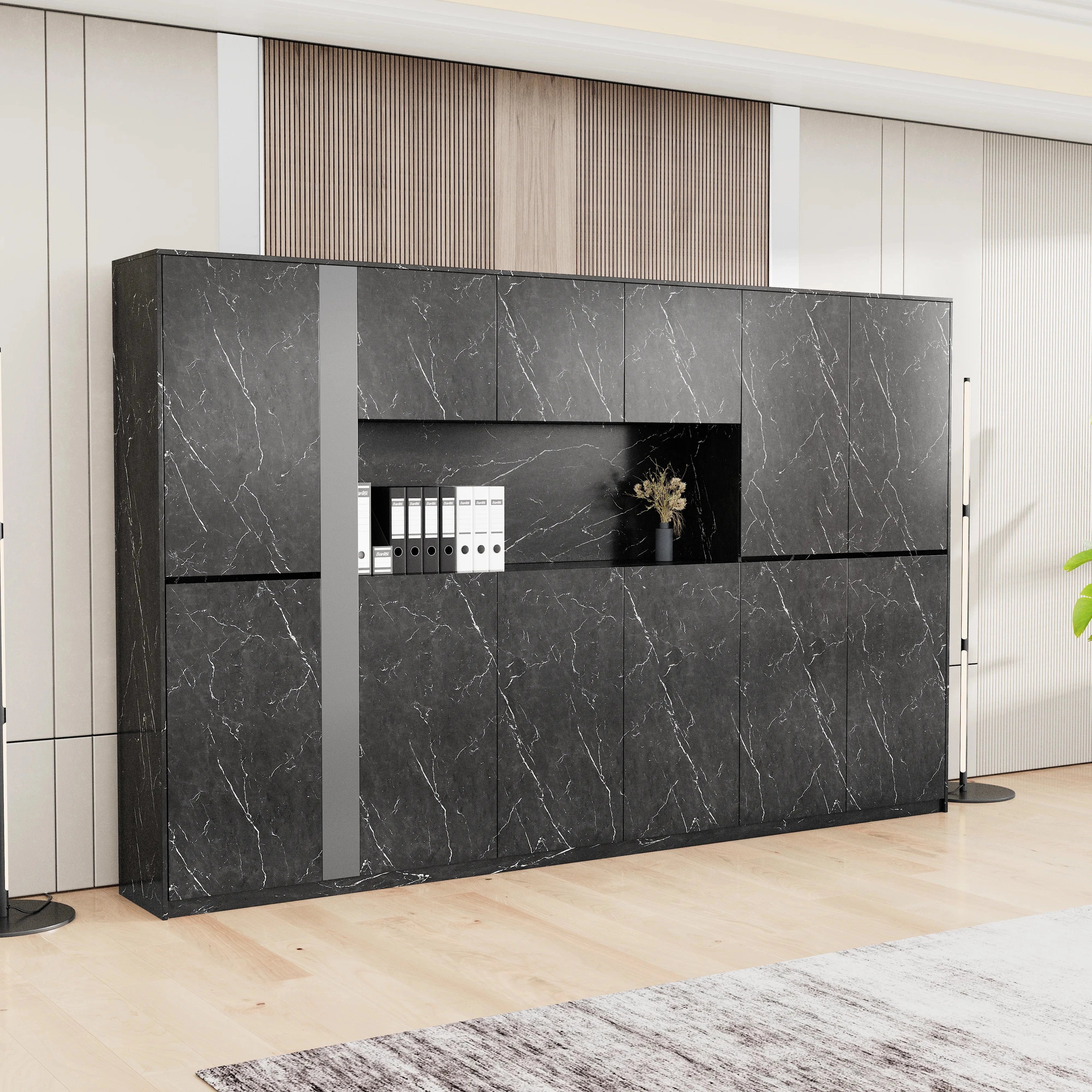 Talitha · Closed Cabinets w/ Open Display