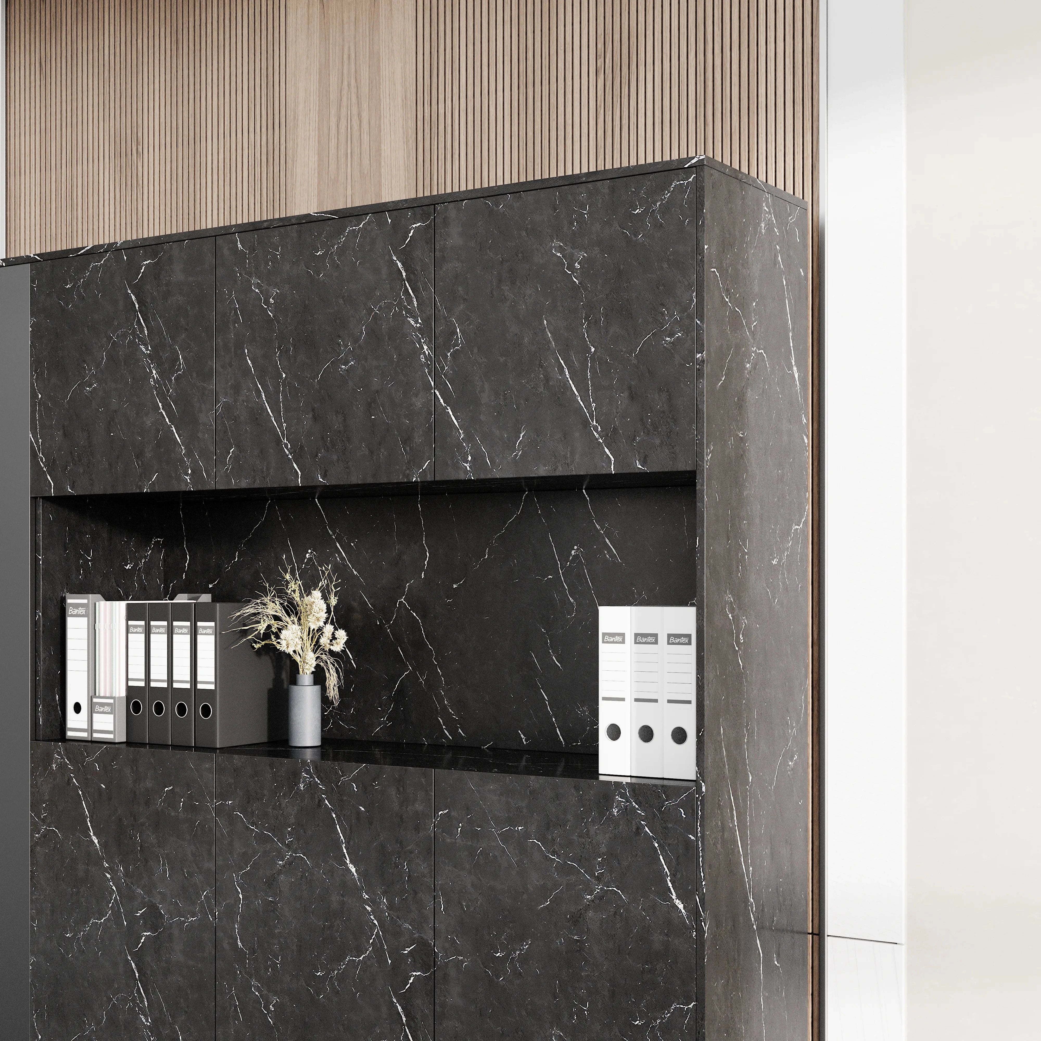 Talitha · Closed Cabinets w/ Open Display