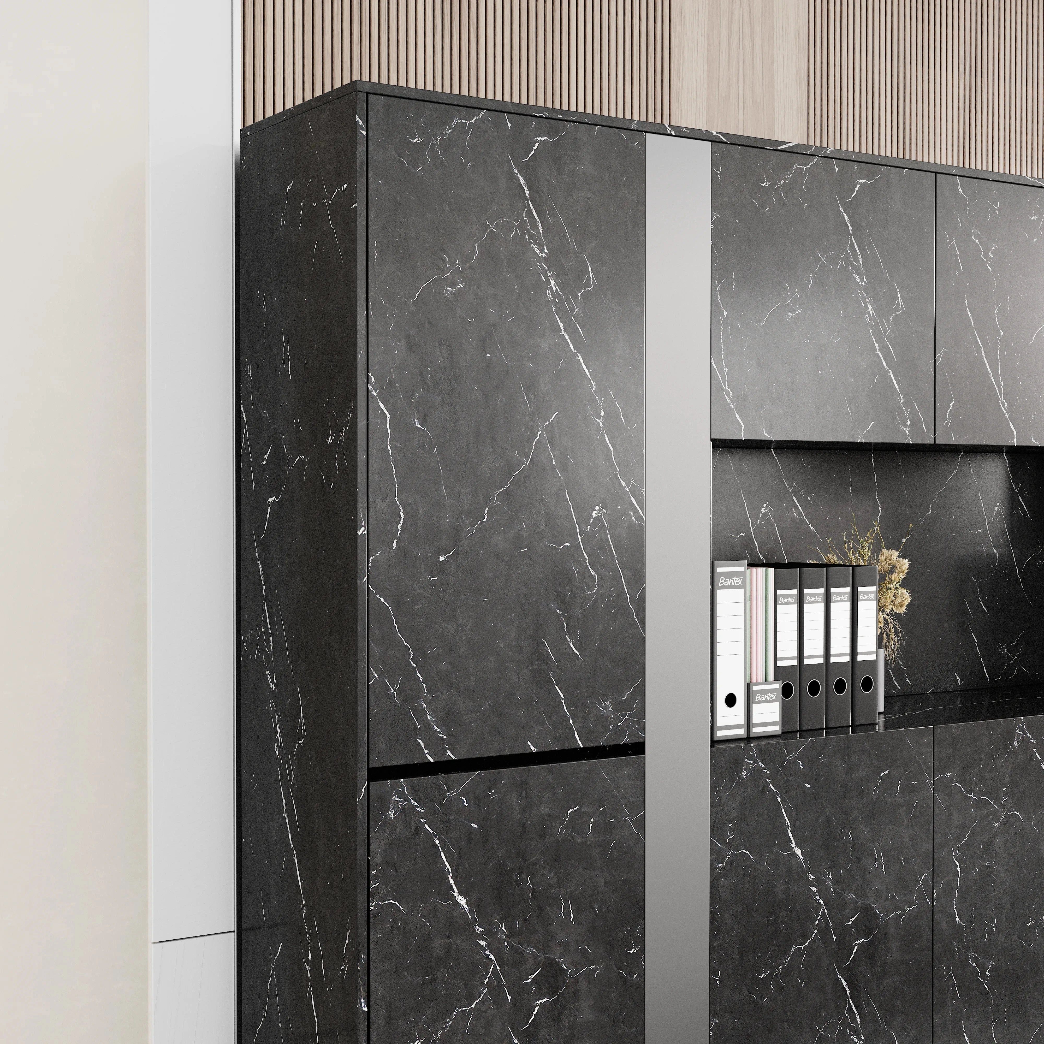Talitha · Closed Cabinets w/ Open Display