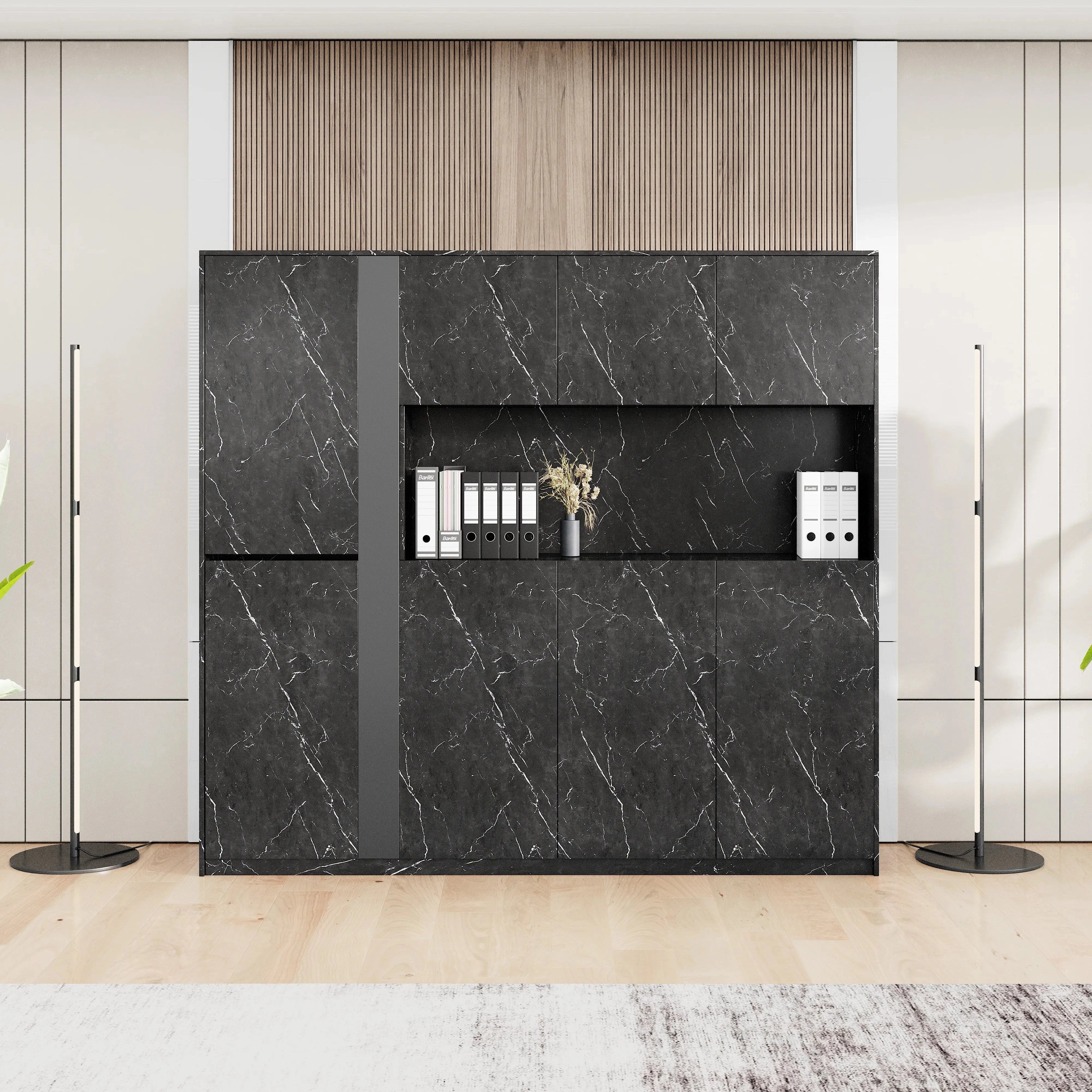 Talitha · Closed Cabinets w/ Open Display