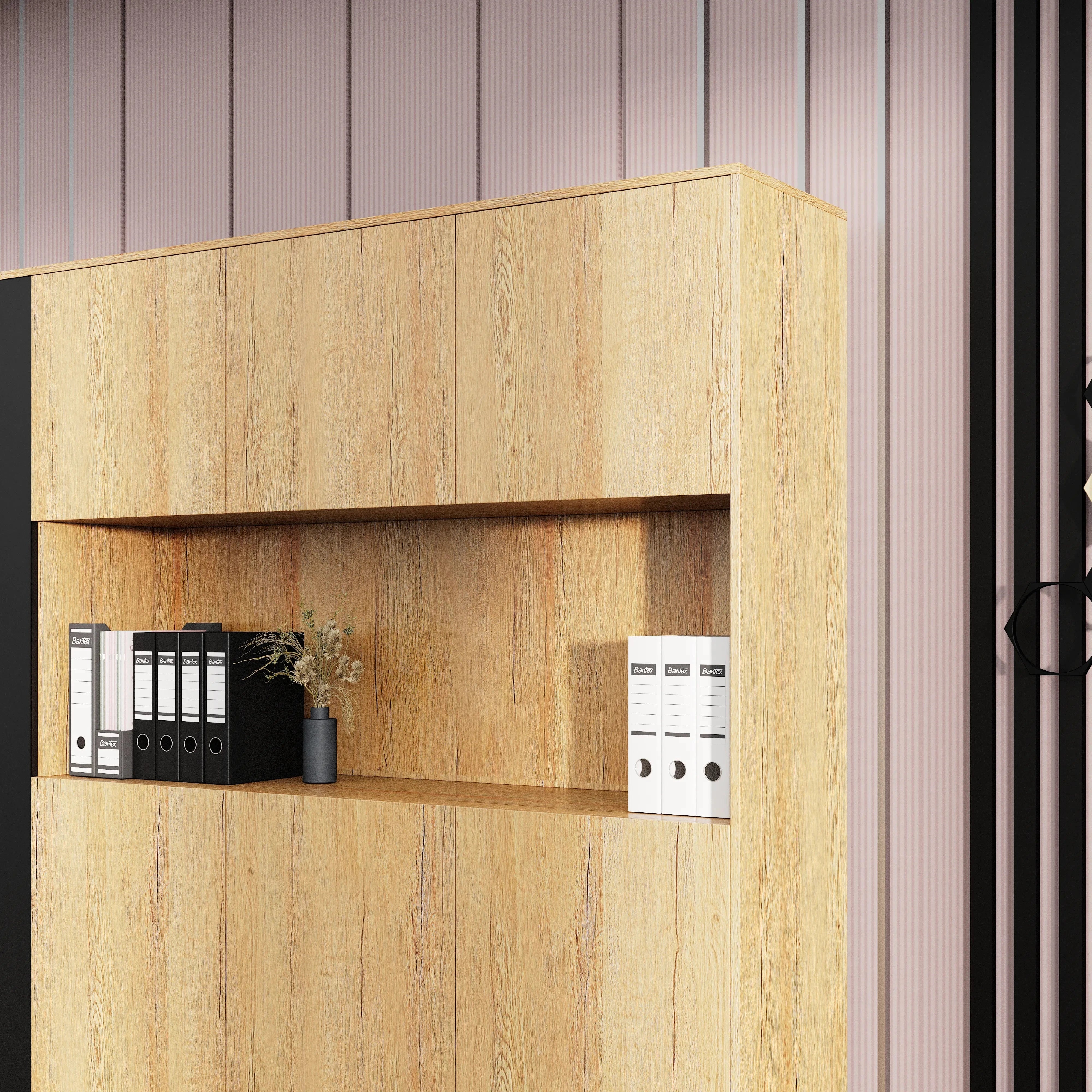 Talitha · Closed Cabinets w/ Open Display