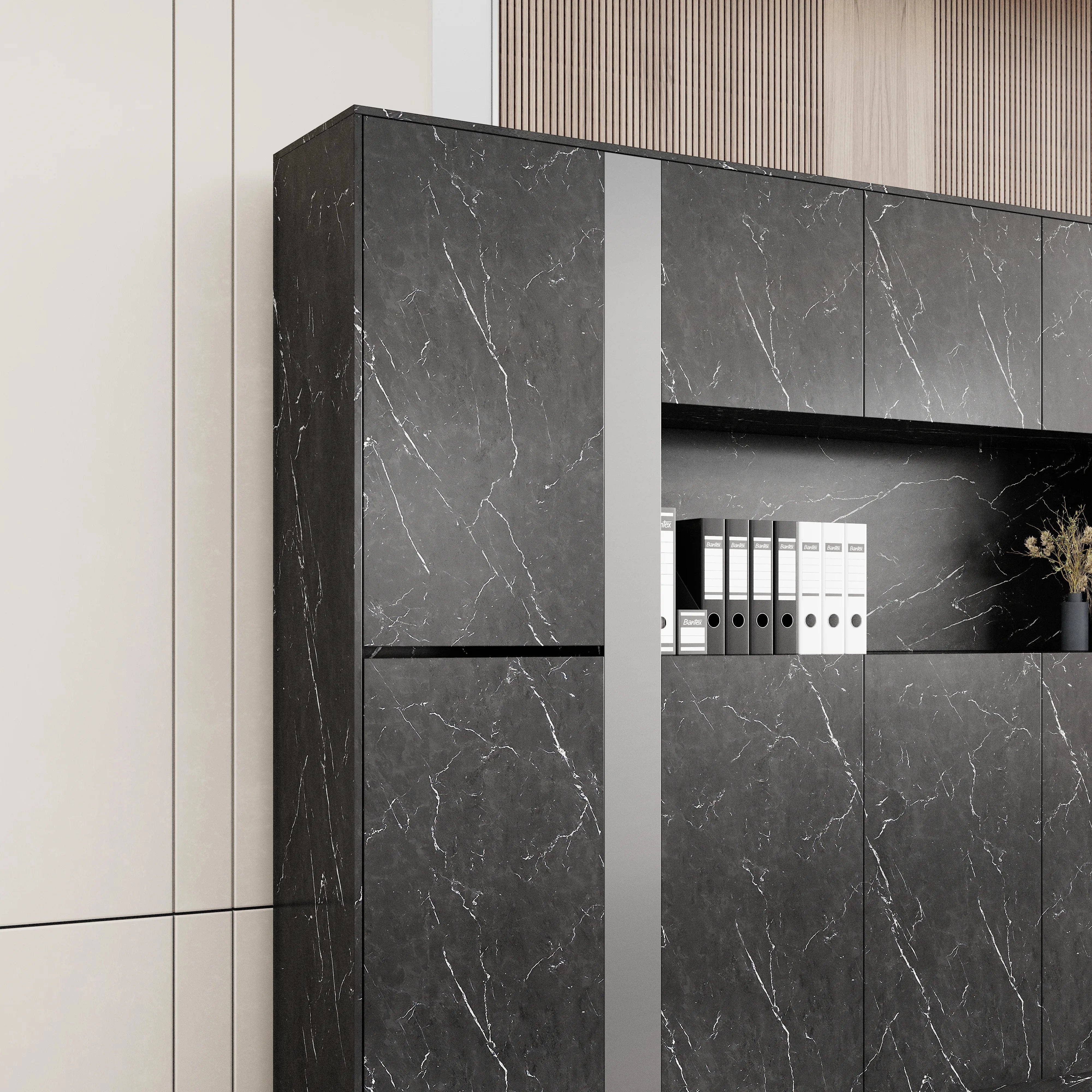Talitha · Closed Cabinets w/ Open Display