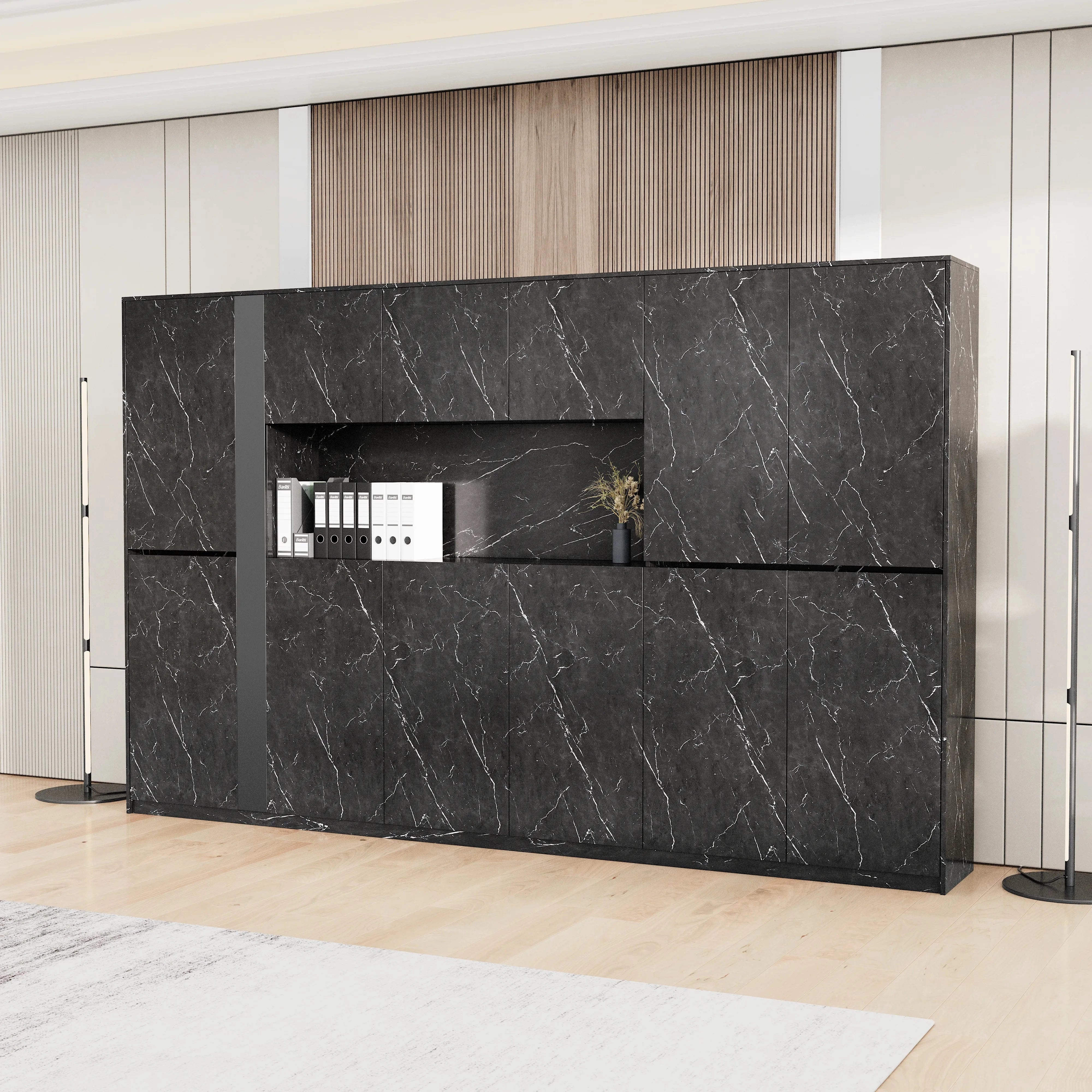 Talitha · Closed Cabinets w/ Open Display