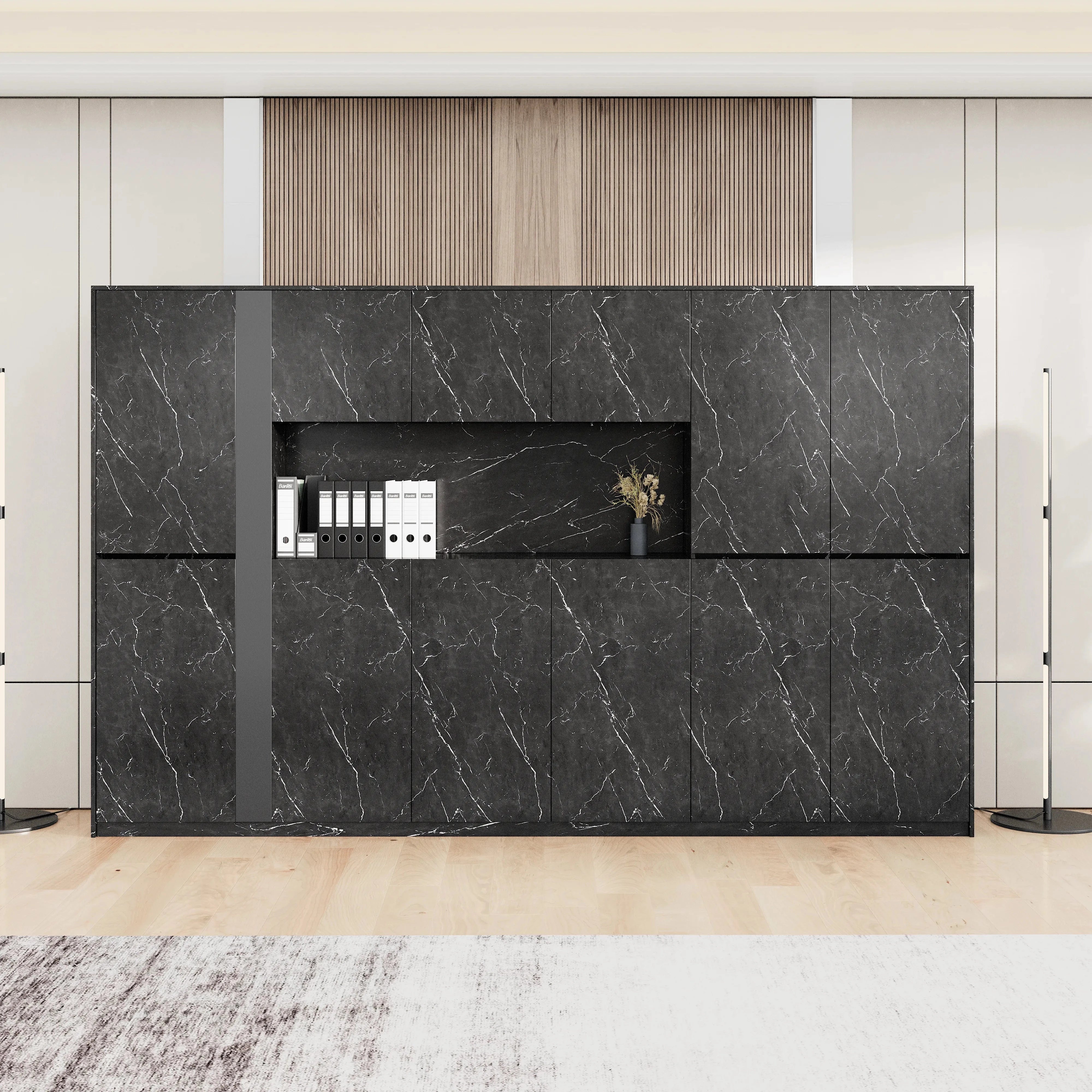 Talitha · Closed Cabinets w/ Open Display