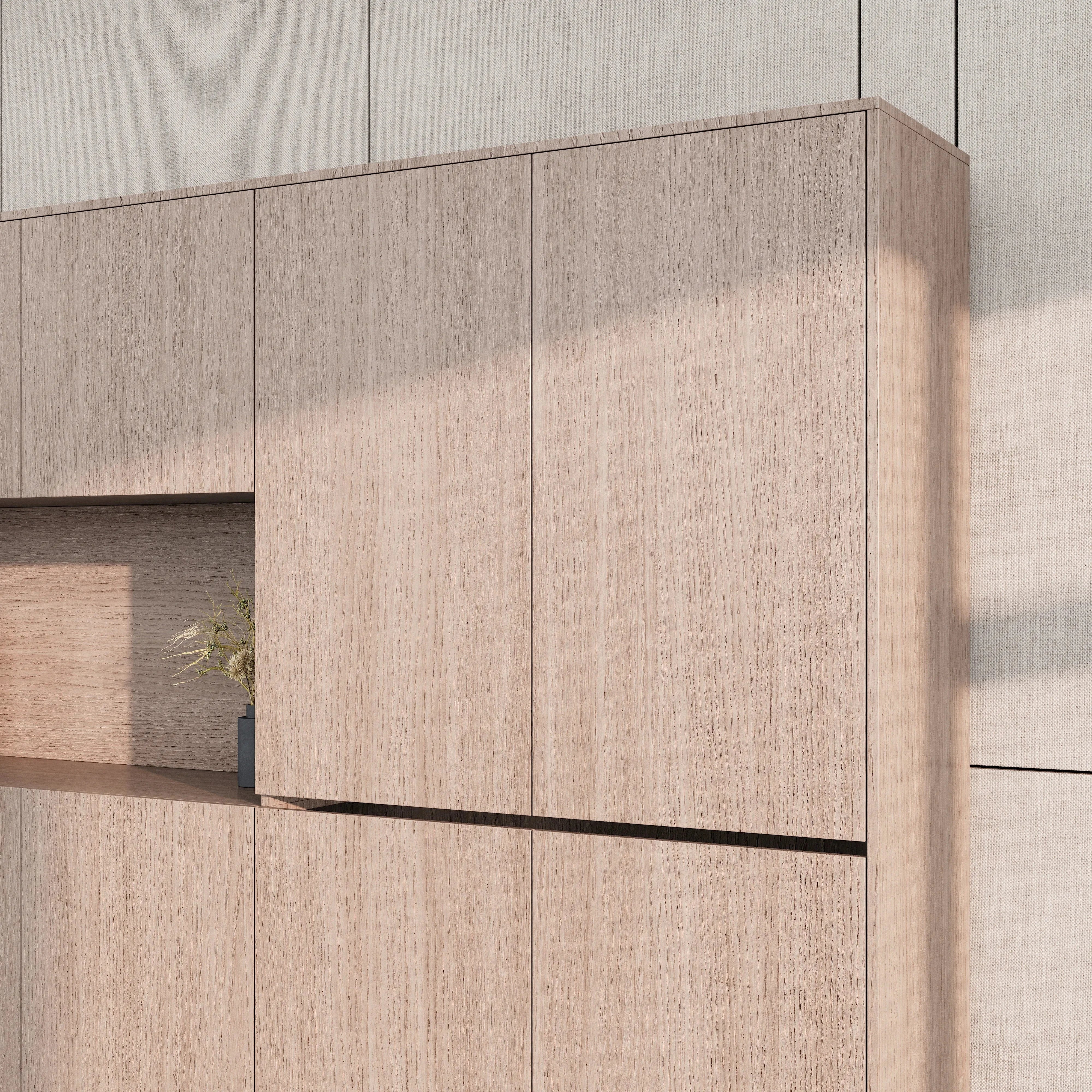 Talitha · Closed Cabinets w/ Open Display