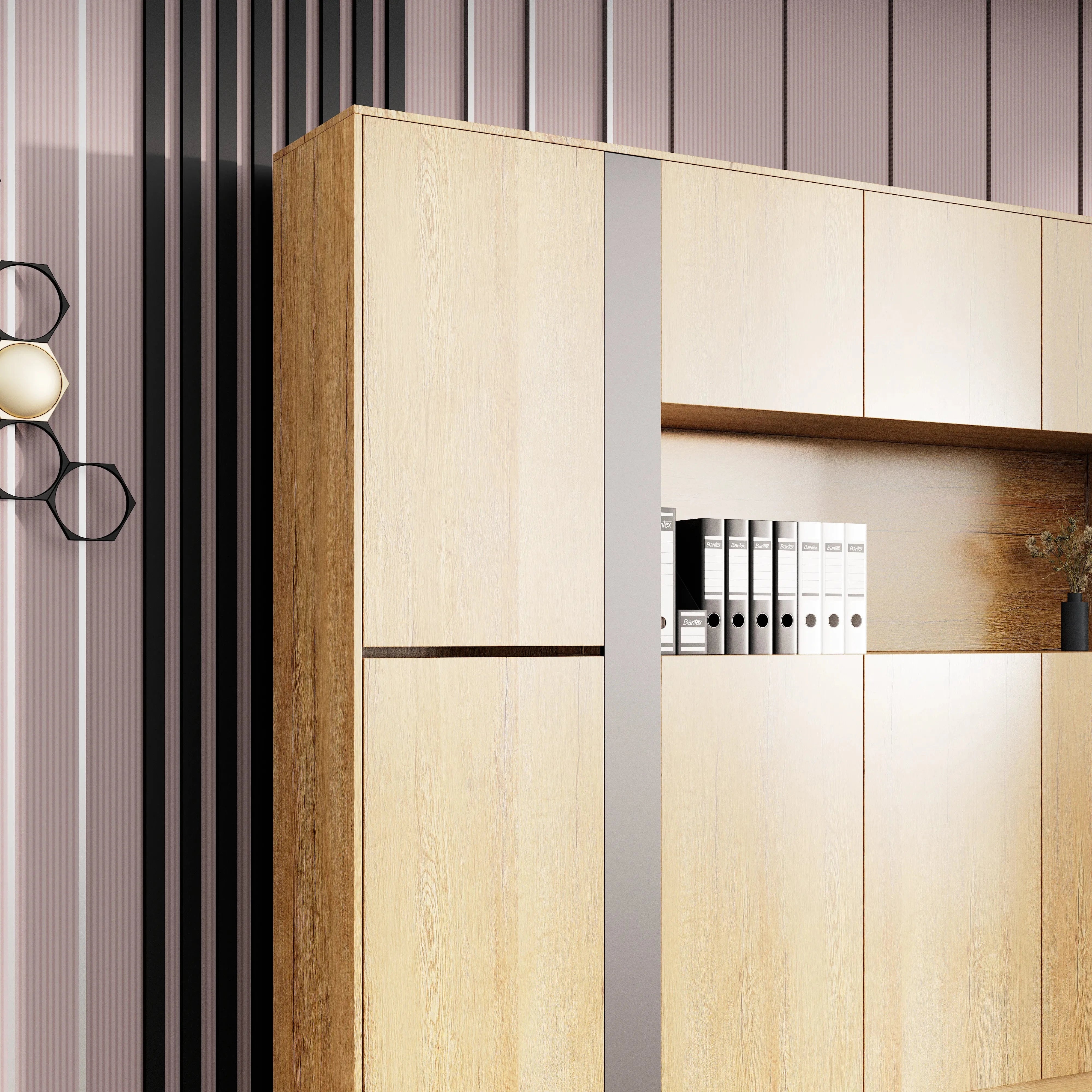 Talitha · Closed Cabinets w/ Open Display