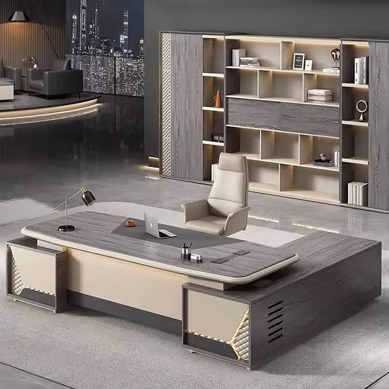 Thalia · Modern L-Shaped Executive Desk