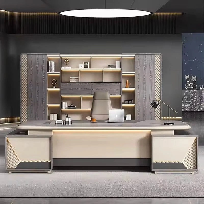 Thalia · Modern L-Shaped Executive Desk