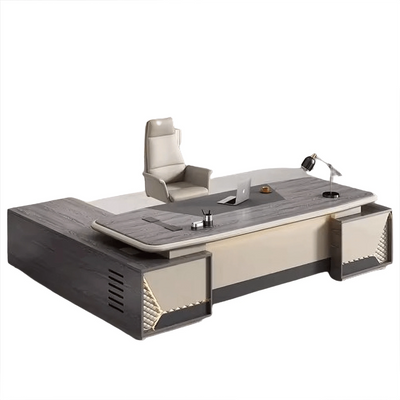 Thalia ยท Modern L-Shaped Executive Desk