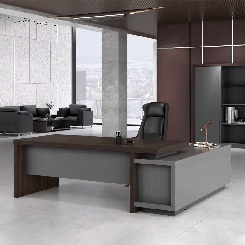 Tiera · Modern L-Shaped Executive Desk