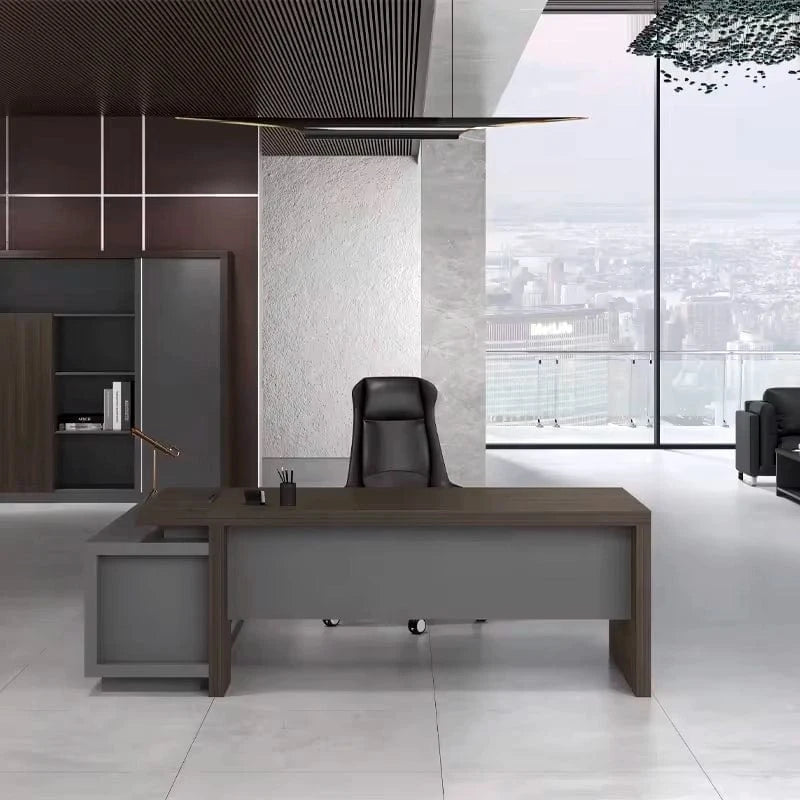 Tiera · Modern L-Shaped Executive Desk