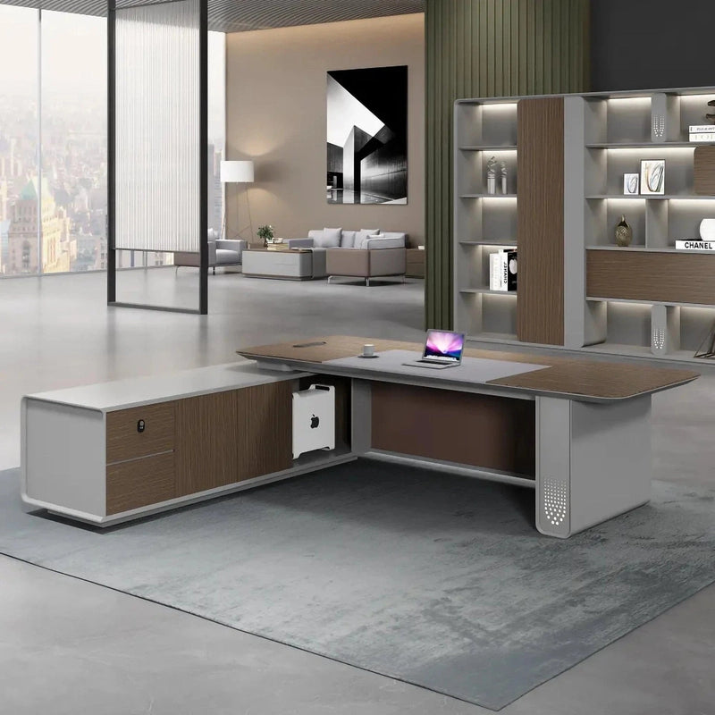 Titan ยท Modern L-Shaped Executive Desk