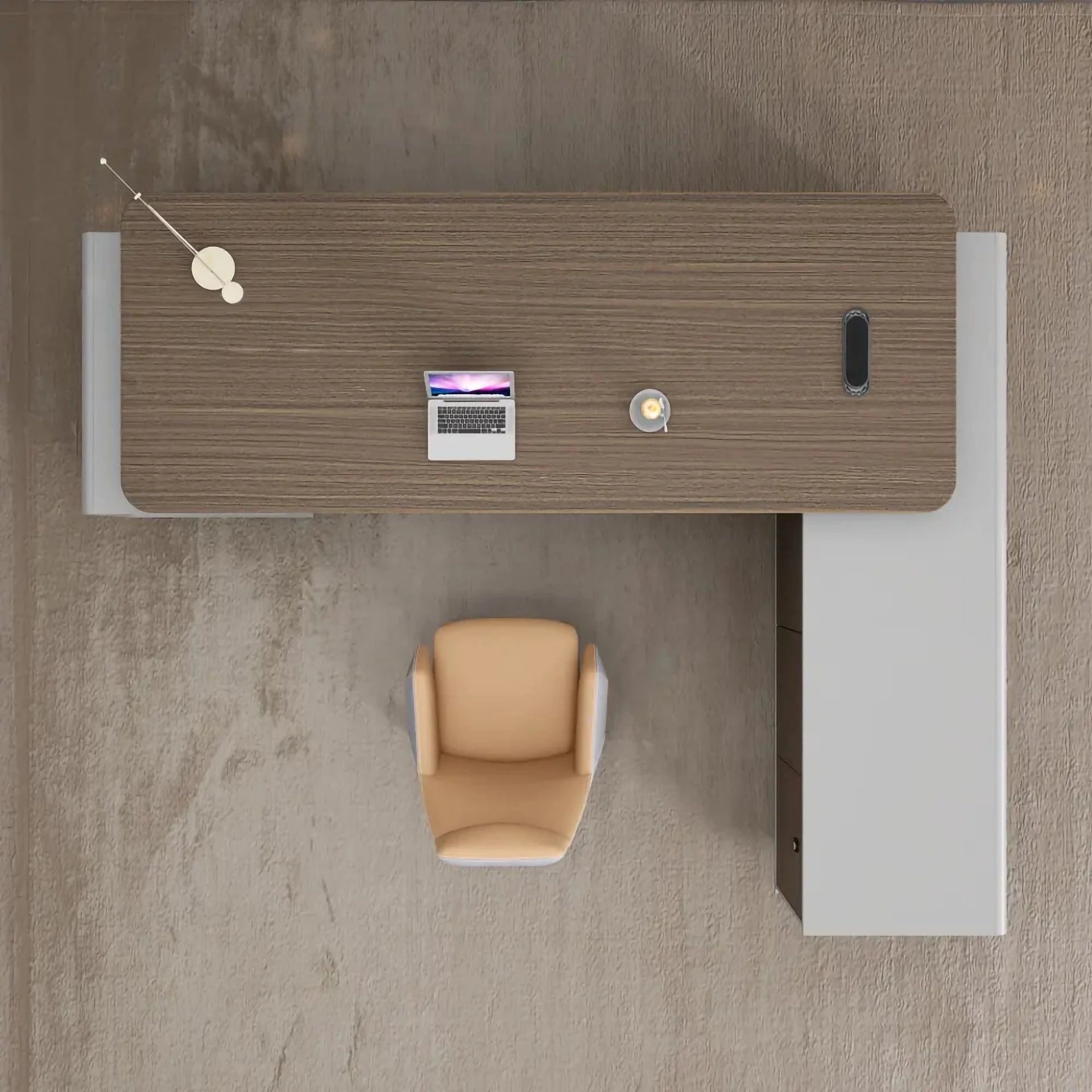 Torque · Modern L-Shaped Executive Desk