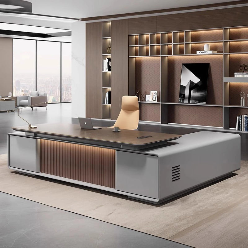 Torque · Modern L-Shaped Executive Desk