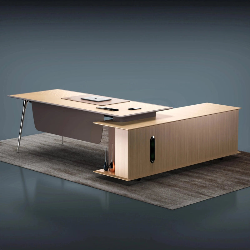 Tullio ยท Modern L-Shaped Executive Desk