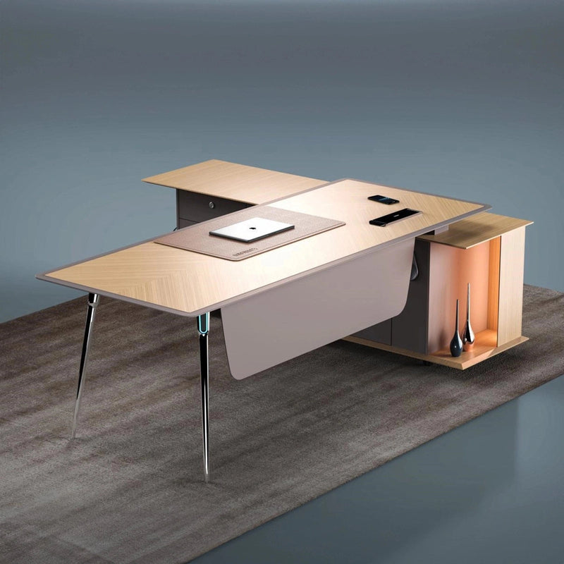 Tullio ยท Modern L-Shaped Executive Desk