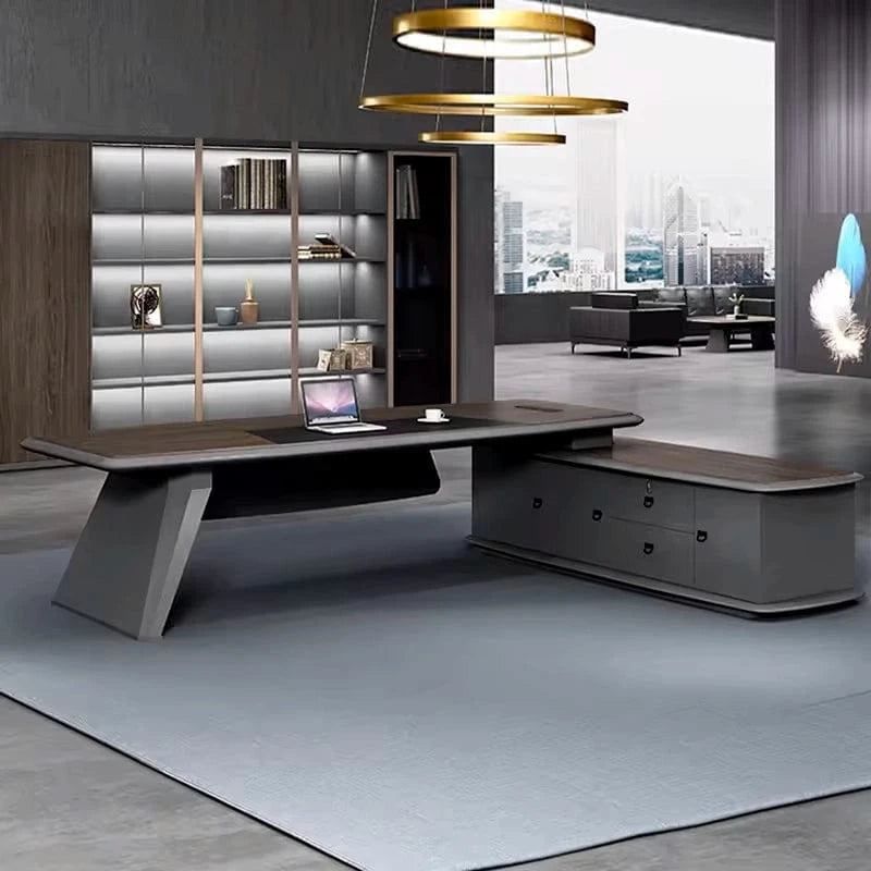 Ultra ยท Modern L-Shaped Executive Desk