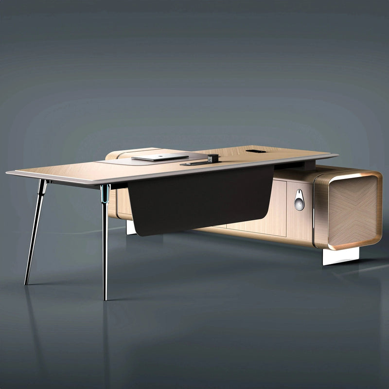 Valentino · Modern L-Shaped Executive Desk