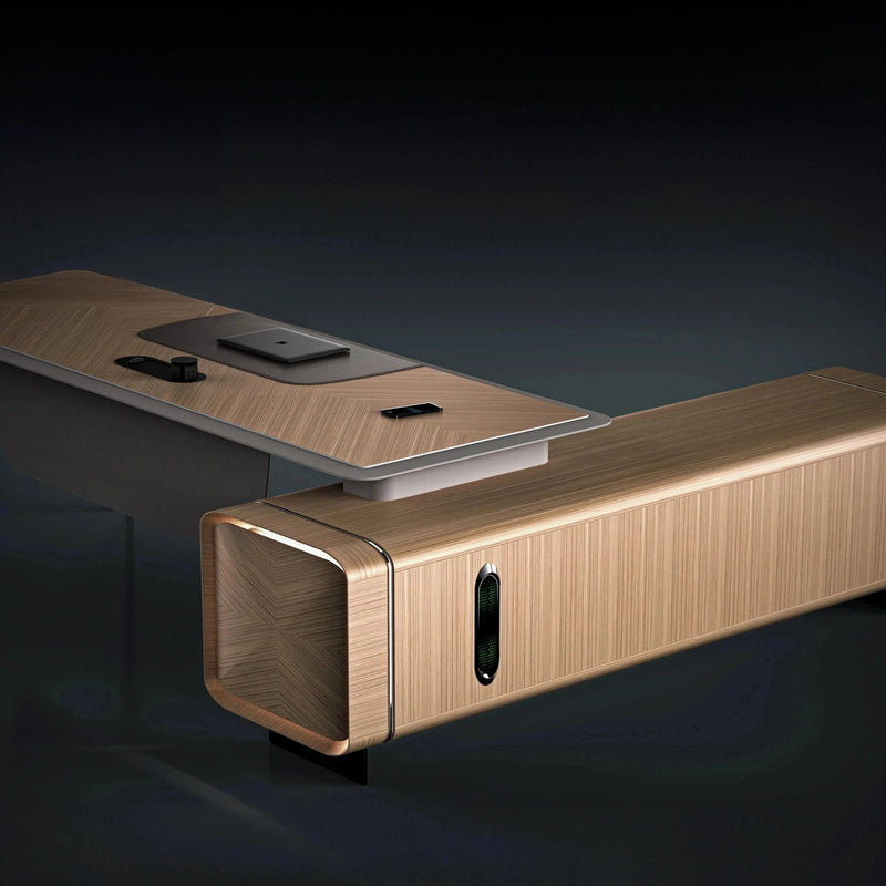 Valentino · Modern L-Shaped Executive Desk