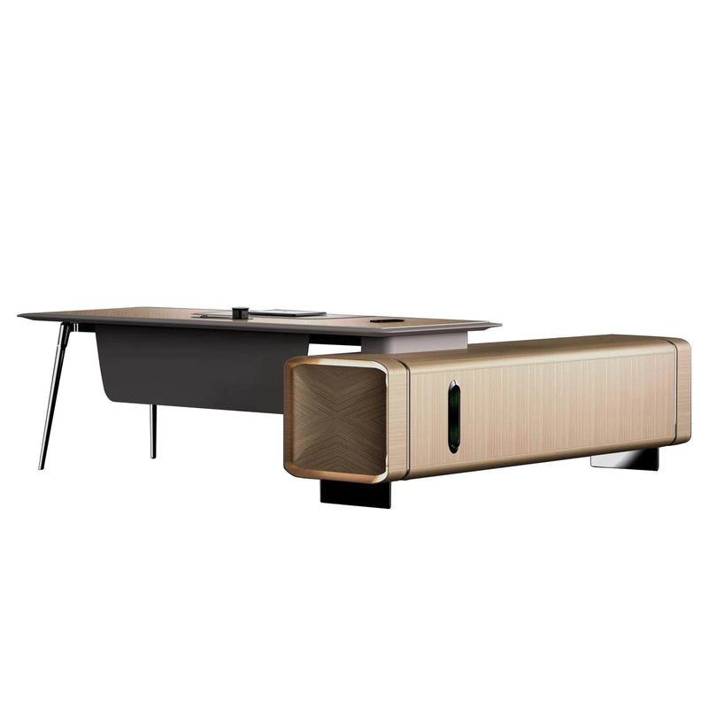 Symra · Modern L-Shaped Executive Desk