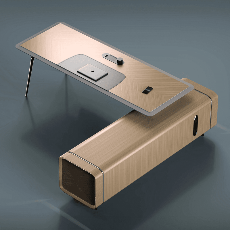 Valentino · Modern L-Shaped Executive Desk