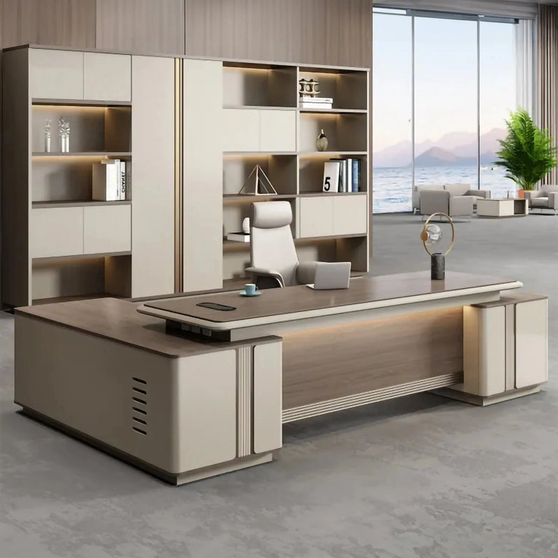 Veyron · Modern L-Shaped Executive Desk