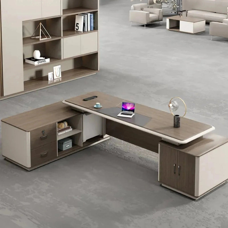 Veyron · Modern L-Shaped Executive Desk