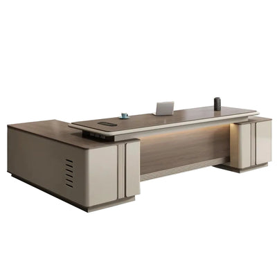 Veyron ยท Modern L-Shaped Executive Desk
