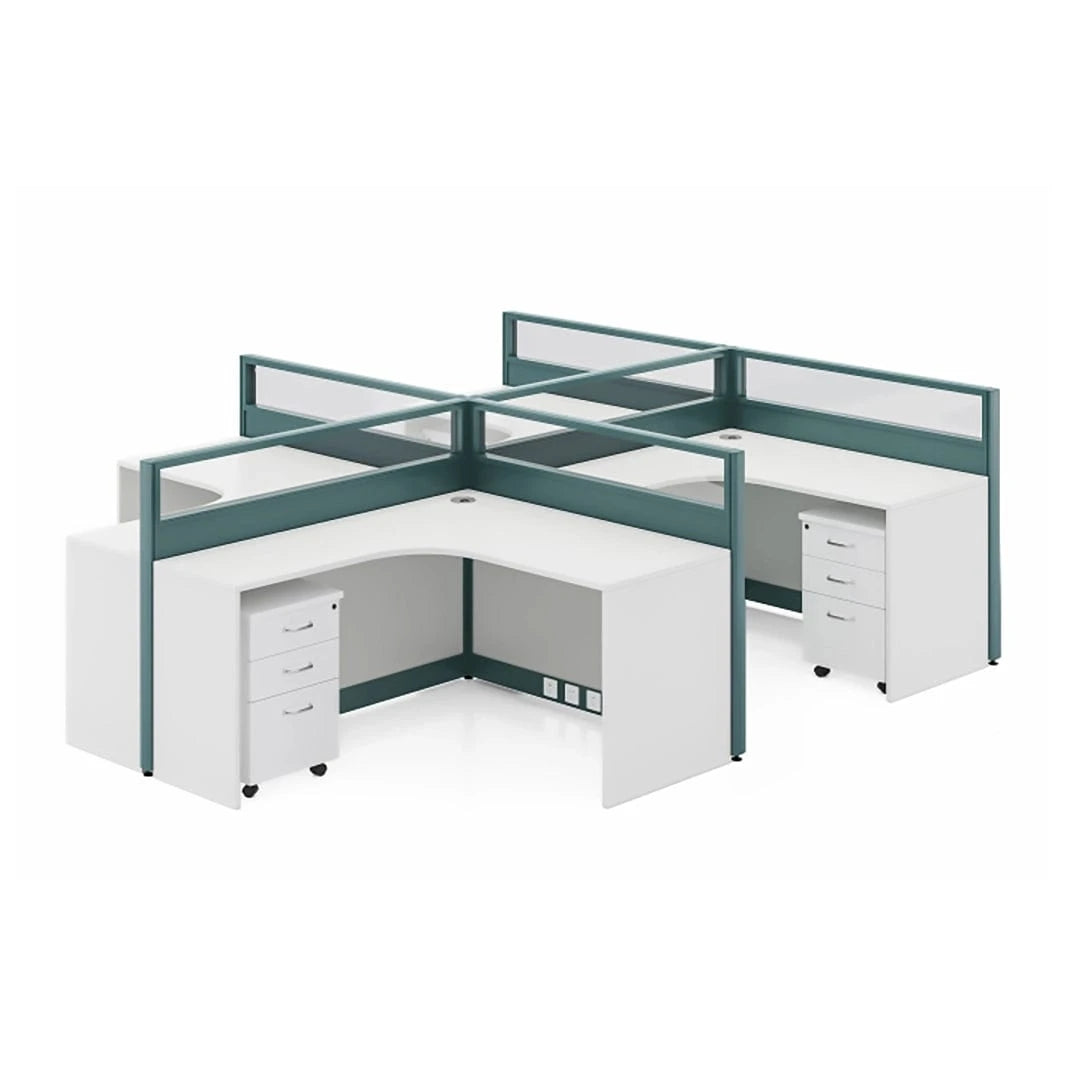 Vienna ยท L-Shaped Cubicle Workstation