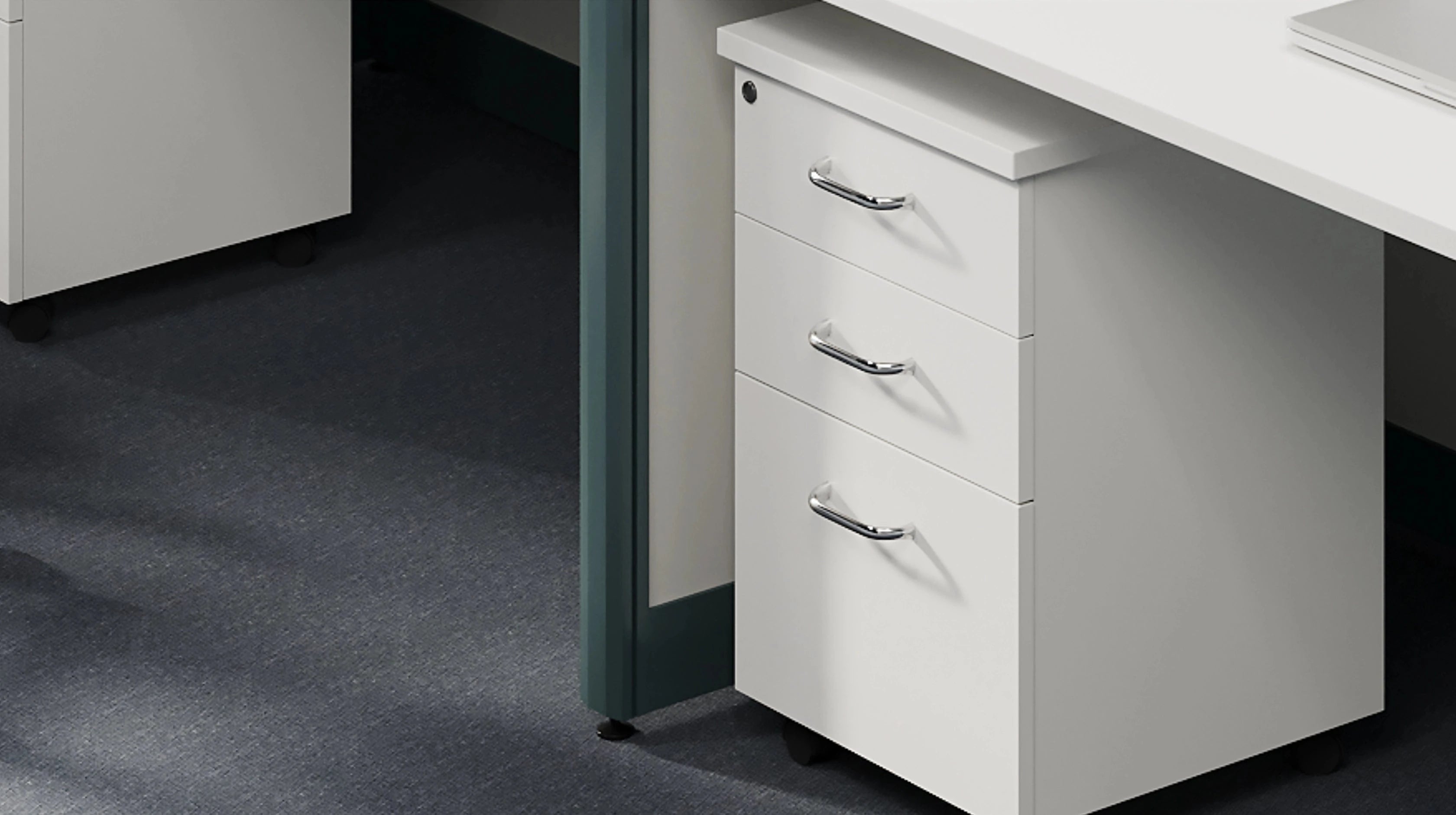 Vienna ยท L-Shaped Cubicle Workstation
