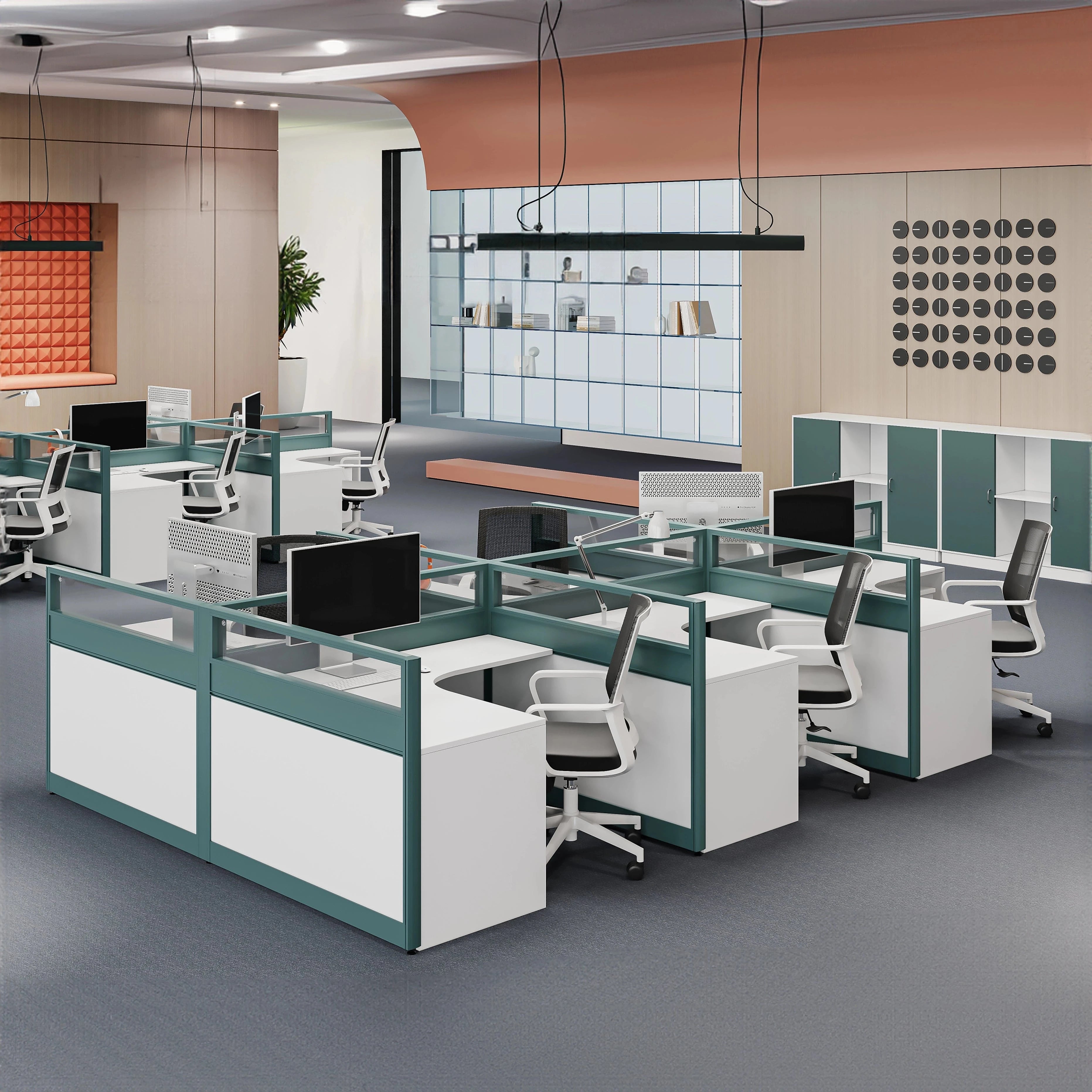 Vienna ยท L-Shaped Cubicle Workstation
