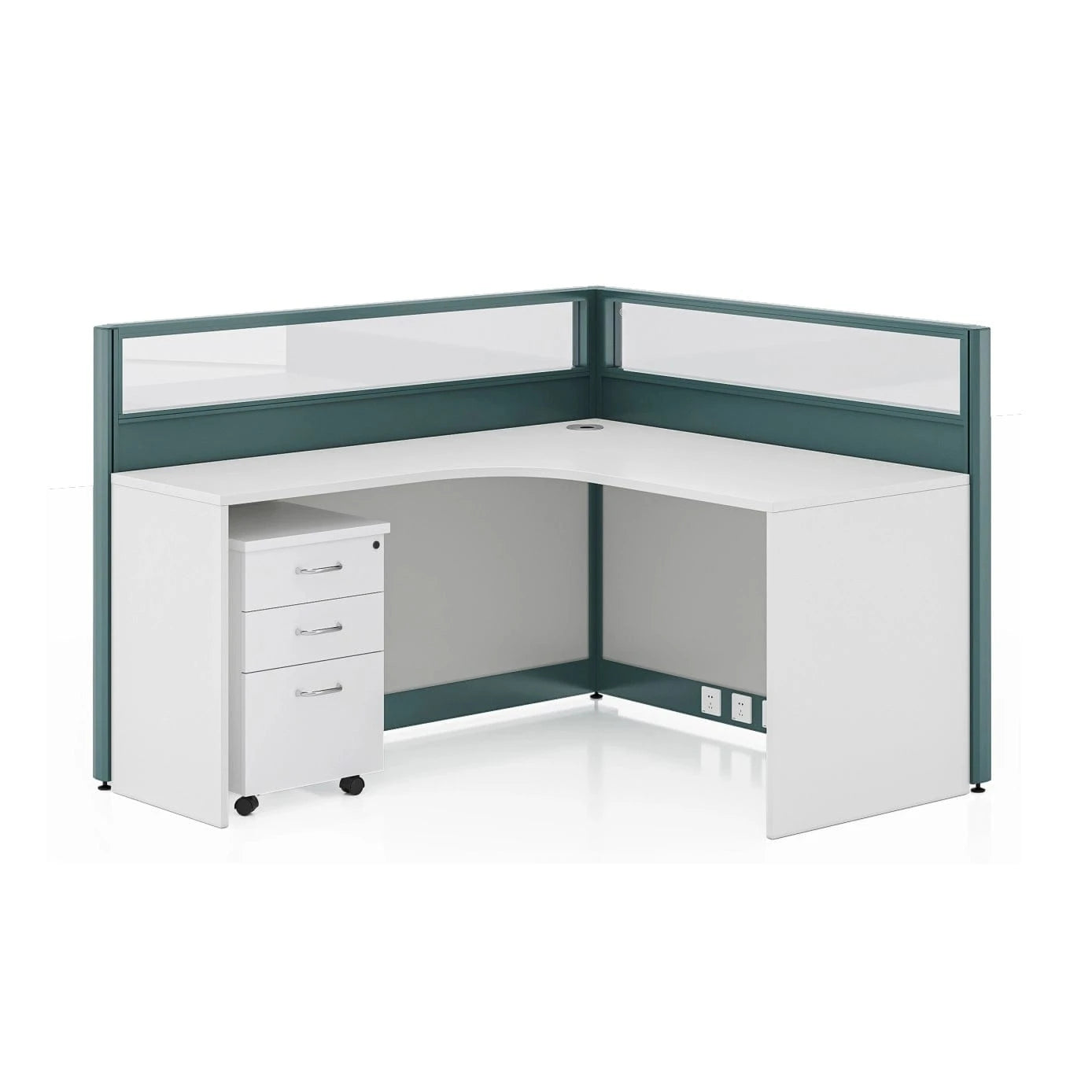 Vienna ยท L-Shaped Cubicle Workstation