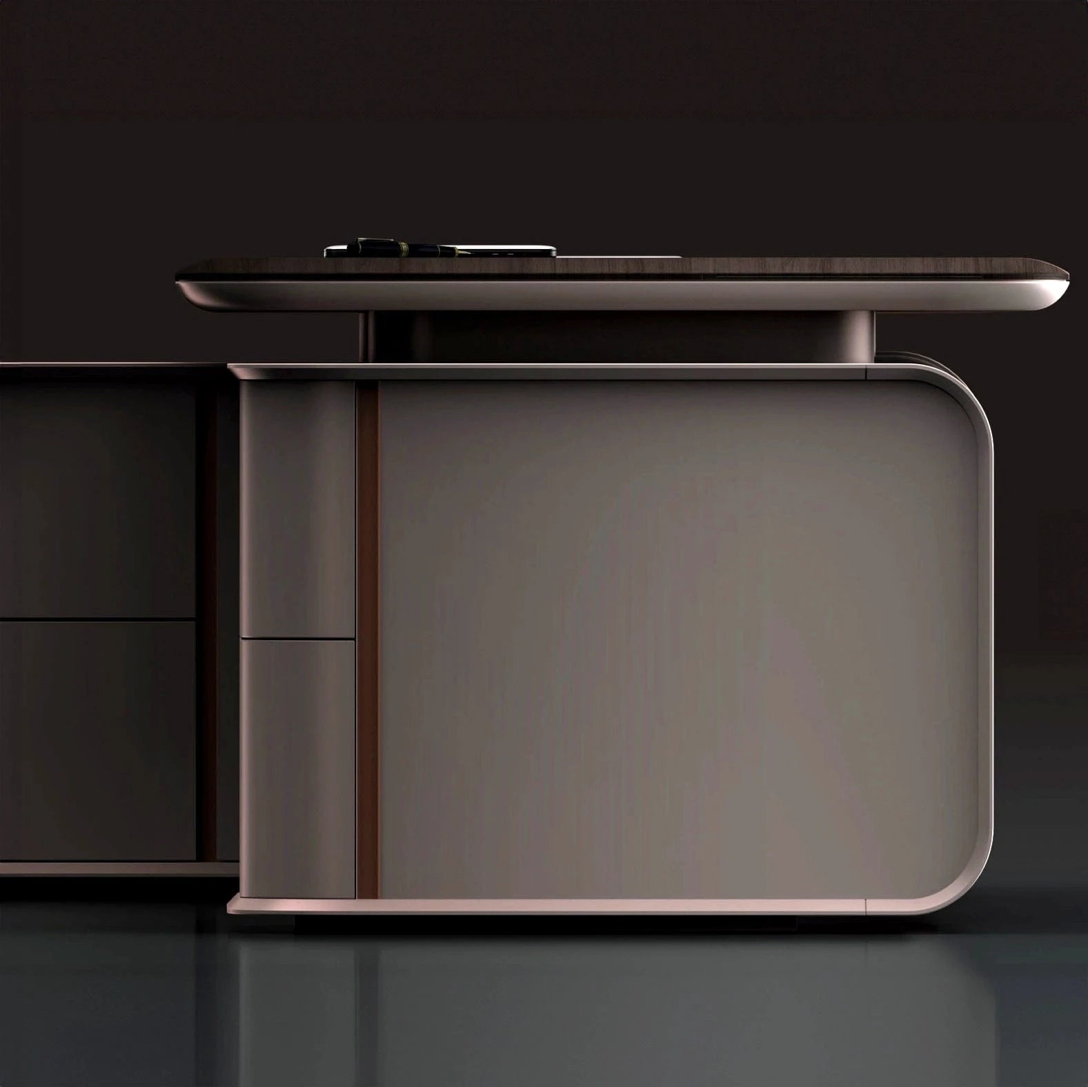 Vitali · Modern L-Shaped Executive Desk