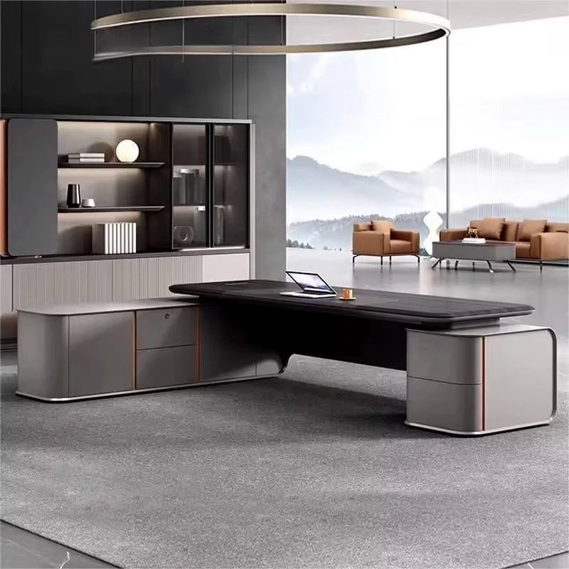 Vitali · Modern L-Shaped Executive Desk