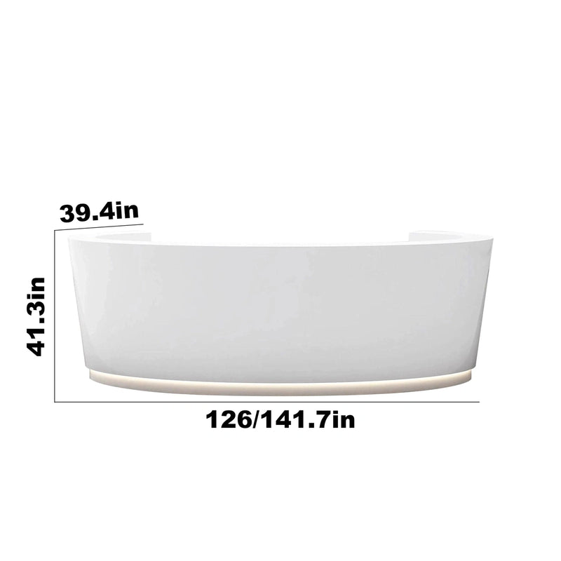 Vyric · Rounded Front Reception Desk