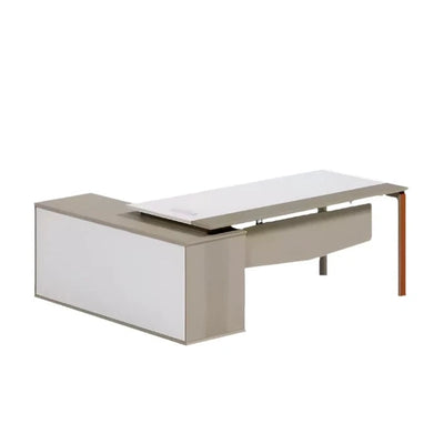 West ยท Modern L-Shaped Executive Desk