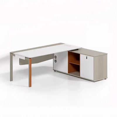 West ยท Modern L-Shaped Executive Desk
