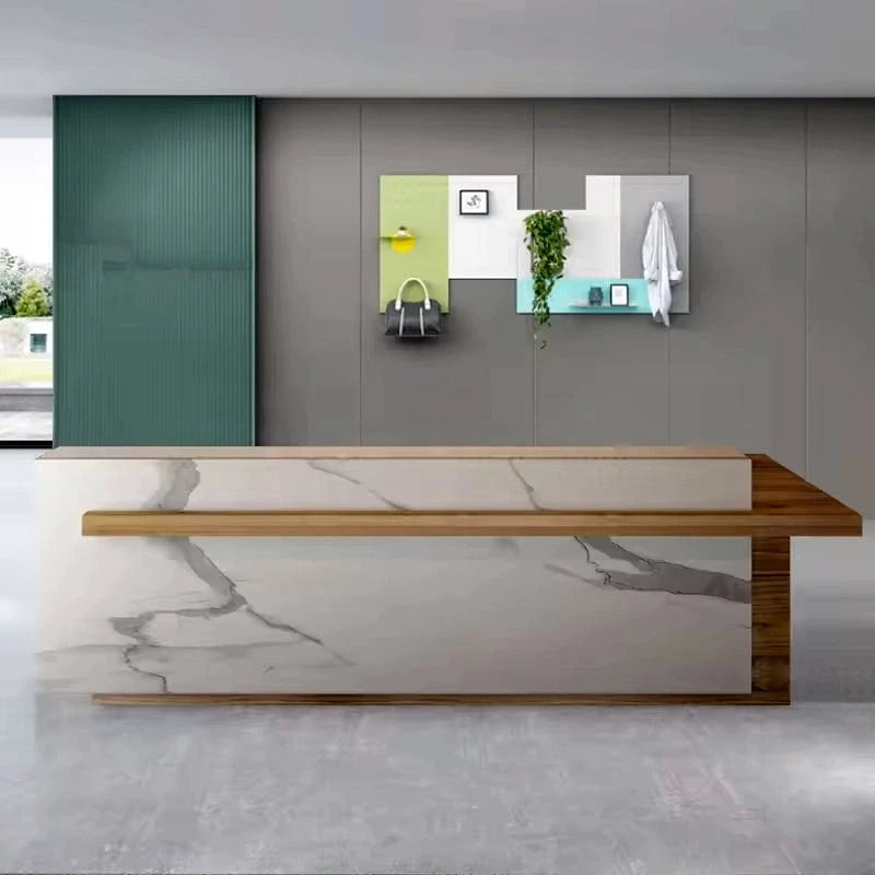Escritorio de recepción rectangular Wilder de 94