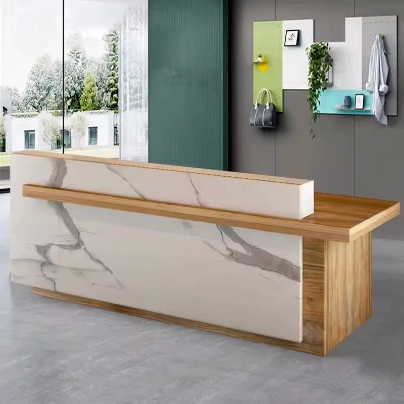 Escritorio de recepción rectangular Wilder de 94
