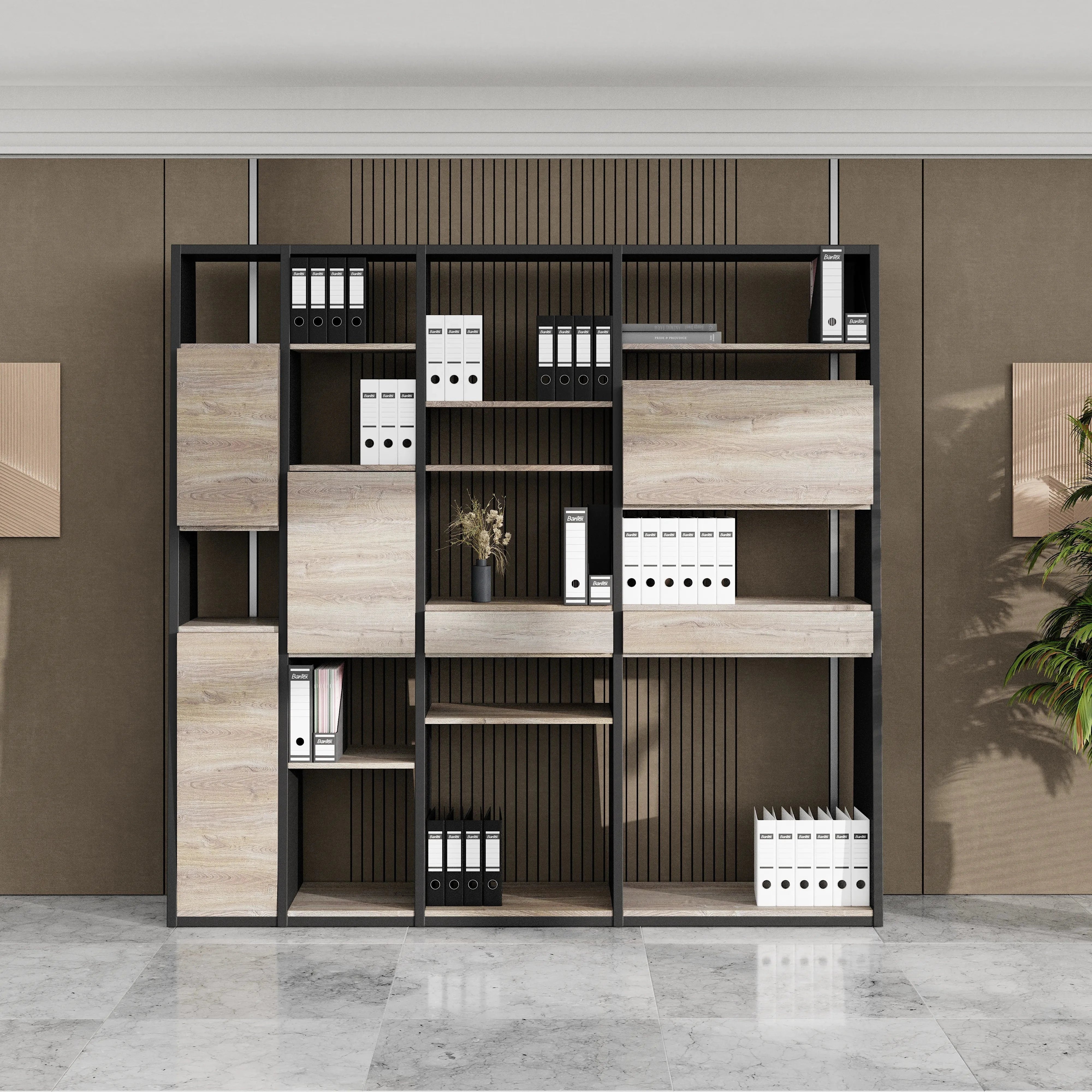 Winona ยท Modern Office Shelves & Storage