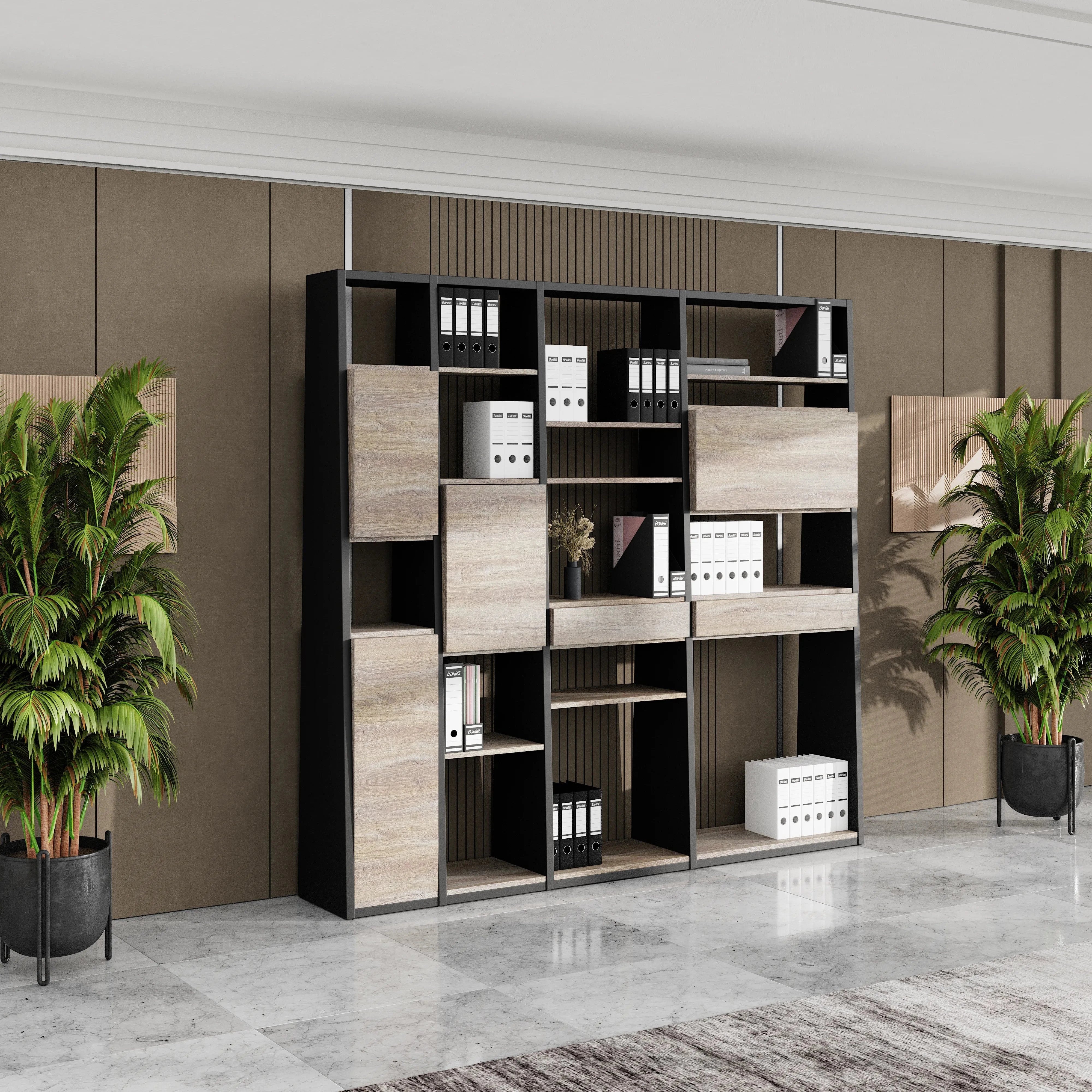 Winona ยท Modern Office Shelves & Storage