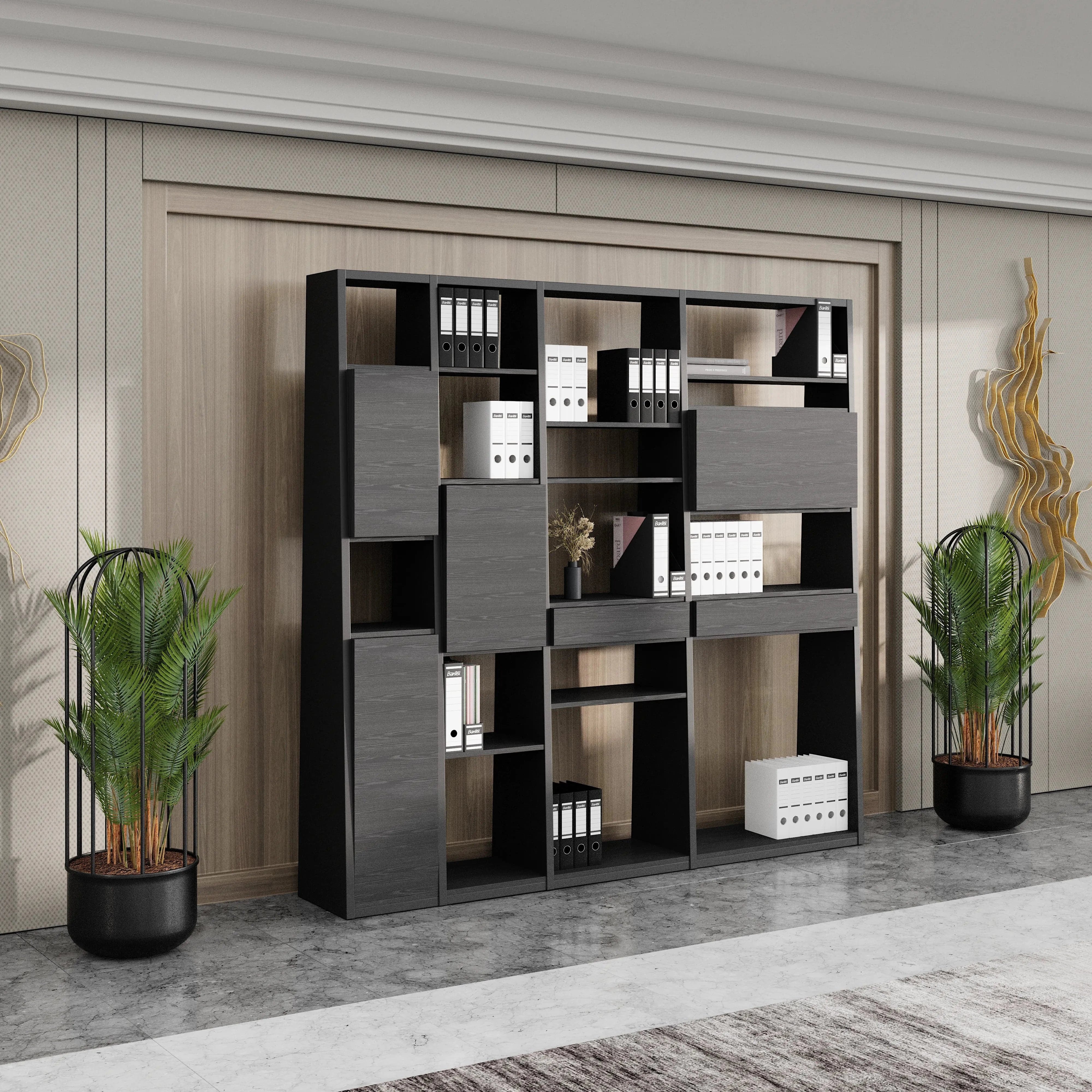Winona ยท Modern Office Shelves & Storage