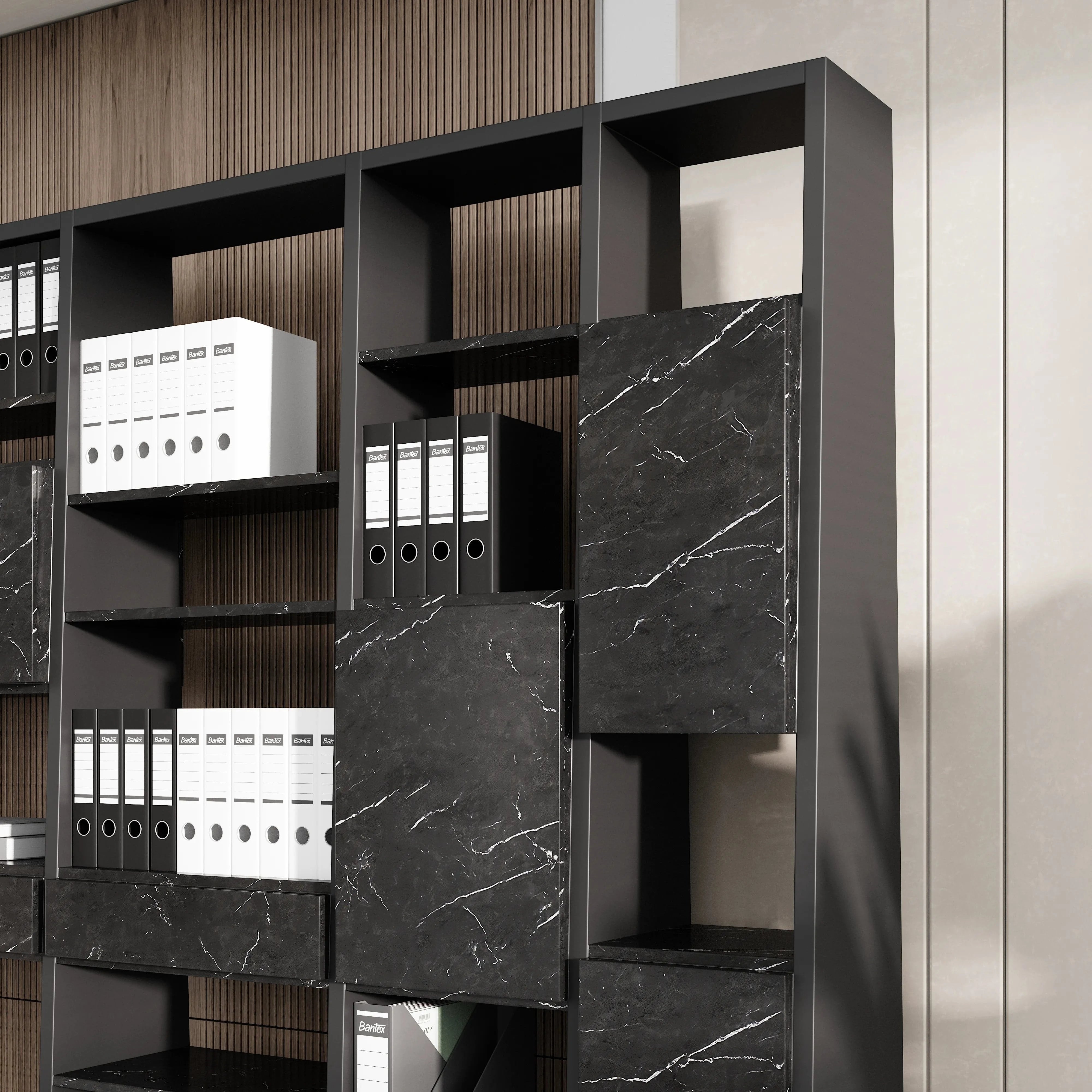Winona ยท Modern Office Shelves & Storage