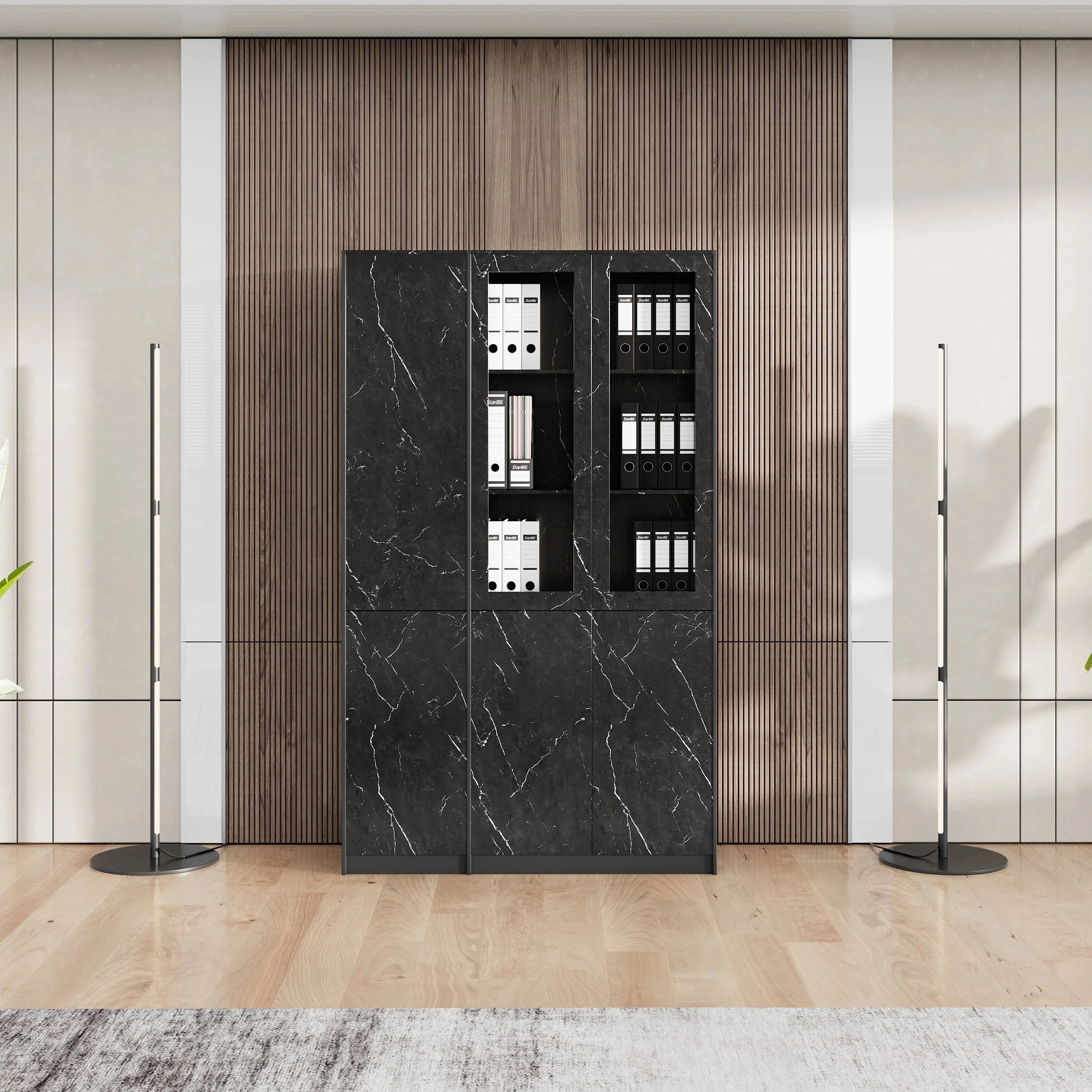 Wyatt · Closed Cabinet Office Shelves